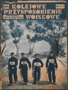 Kolejowe Przysposobienie Wojskowe, 1934, nr 4