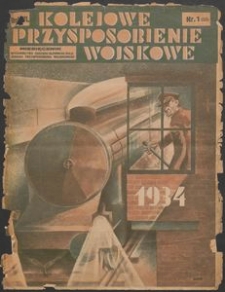 Kolejowe Przysposobienie Wojskowe, 1934, nr 1