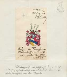 [Herb rodowy rodziny von Hohendorff]