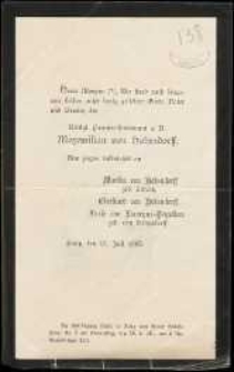 [Nekrolog Maxemiliana von Hohendorff]