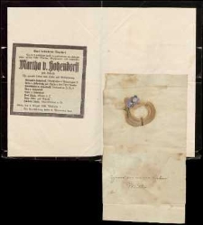 [Notka prasowa z okazji jubileuszu 85. lecia Marthy von Hohendorff]