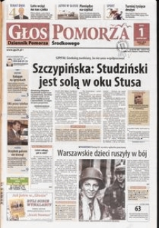 Głos Pomorza, 2007, sierpień, nr 169