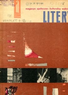 Litery : magazyn społeczno-kulturalny Wybrzeża, 1962, nr 1/2
