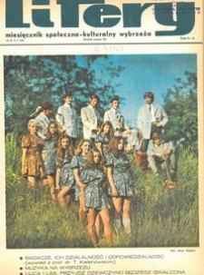 Litery : magazyn społeczno-kulturalny Wybrzeża, 1970, nr 8