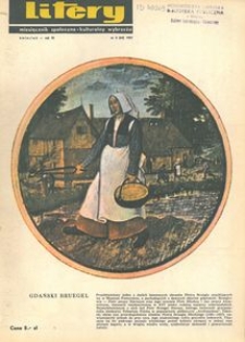Litery : magazyn społeczno-kulturalny Wybrzeża, 1967, nr 4