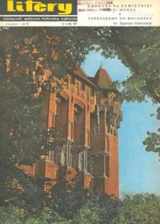 Litery : magazyn społeczno-kulturalny Wybrzeża, 1967, nr 8