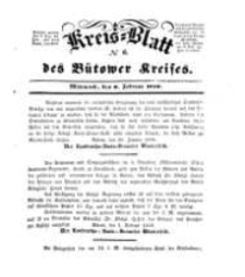 Kreisblatt des B&uuml;tower Kreises 1850 nr 6