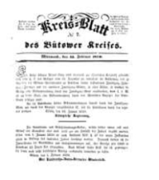 Kreisblatt des B&uuml;tower Kreises 1850 nr 7