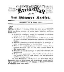 Kreisblatt des Bütower Kreises 1850 nr 10
