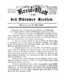 Kreisblatt des Bütower Kreises 1850 nr 24