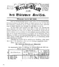 Kreisblatt des Bütower Kreises 1850 nr 27