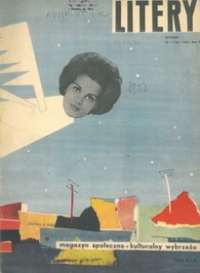 Litery : magazyn społeczno-kulturalny Wybrzeża, 1963, nr 1
