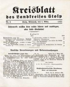 Kreisblatt des Landkreises Stolp nr 9
