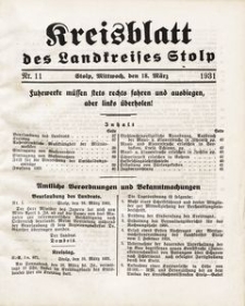 Kreisblatt des Landkreises Stolp nr 11