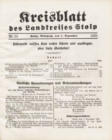 Kreisblatt des Landkreises Stolp nr 55