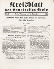 Kreisblatt des Landkreises Stolp nr 59