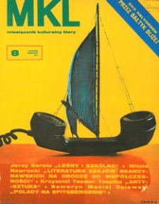 Miesięcznik Kulturalny "Litery" , 1974, nr 8