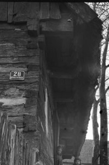 Chałupa konstrukcji zrębowej - Studzienice