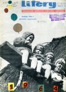 Litery : magazyn społeczno-kulturalny, 1964, nr 1