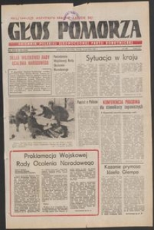 Głos Pomorza, 1981, grudzień, nr 249