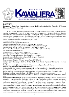 Kawaliera : biuletyn Koła nr 21, 2013, nr 3