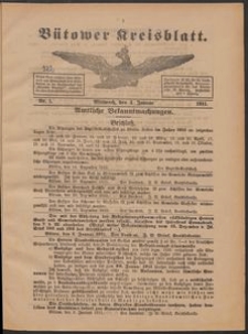 B&uuml;tower Kreisblatt 1911