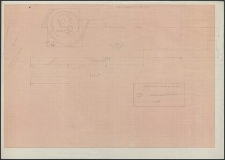 Grzybnica - R&oacute;w - szkic wykopu, sondaż D