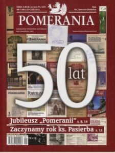 Pomerania : miesięcznik społeczno-kulturalny, 2013, nr 1