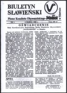 Biuletyn Sławieński, 1990, nr 4