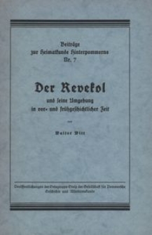 Der Revekol und seine Umgebung in vor- und fr&uuml;hgeschichtlicher Zeit