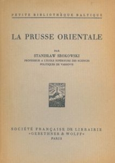 La Prusse Orientale