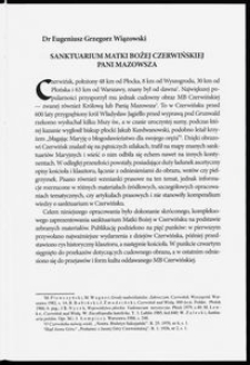 Sanktuarium Matki Bożej Czerwińskiej Pani Mazowsza