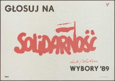 Głosuj na Solidarność : plakat 1