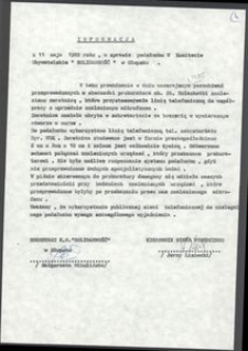 Informacja w sprawie podsłuchu w KO "Solidarność" w Słupsku