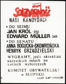 Solidarność - Nasi Kandydaci