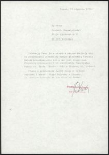 Dyrektor Fundacji Obywatelskiej w Warszawie