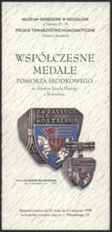 Wsp&oacute;łczesne medale Pomorza Środkowego