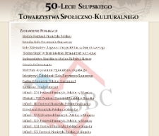 50 lat Słupskiego Towarzystwa Społeczno-Kulturalnego