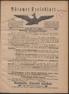 Bütower Kreisblatt 1909