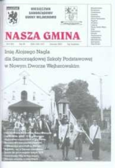 Nasza Gmina. Miesięcznik Samorządowy Gminy Wejherowo, 2003, czerwiec, Nr 6 (85)