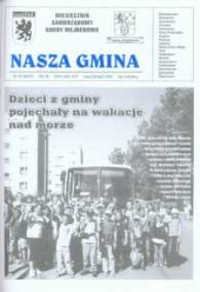 Nasza Gmina. Miesięcznik Samorządowy Gminy Wejherowo, 2003, lipiec/sierpień, Nr7/8 (86/87)
