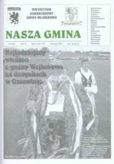 Nasza Gmina. Miesięcznik Samorządowy Gminy Wejherowo, 2003, wrzesień, Nr 9 (88)
