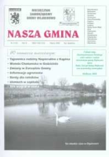 Nasza Gmina. Miesięcznik Samorządowy Gminy Wejherowo, 2002, marzec, Nr 3 (70)