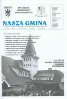 Nasza Gmina. Miesięcznik Samorządowy Gminy Wejherowo, 2002, lipiec, Nr 7 (74)