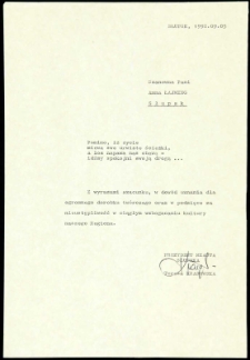 Prezydent Miasta Słupska [dow&oacute;d uznania dla dorobku tw&oacute;rczego]