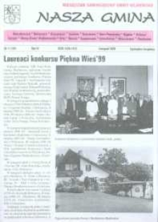 Nasza Gmina. Miesięcznik Samorządowy Gminy Wejherowo, 1999, listopad, Nr 11 (45)