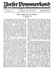 Unser Pommerland : Mit der Nebenausgabe: Pommerland und Neumark, 4. Jahrgang, Januar 1917