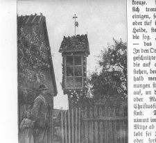 Kapliczka przy dworku Ostrowskich - Trzebuń