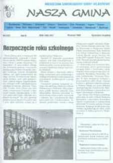 Nasza Gmina. Miesięcznik Samorządowy Gminy Wejherowo, 1998, wrzesień, Nr 9 (31)