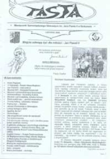 Pasta. Miesięcznik Samorządowego Gimnazjum im. Jana Pawła II w Bolszewie, 2009, listopad